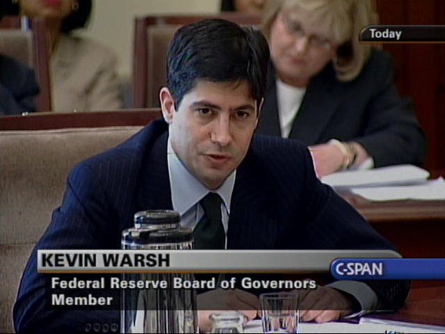 В 2007 году Кевин Варш выступил на первой в истории встрече ФРС с видеозаписью заседания