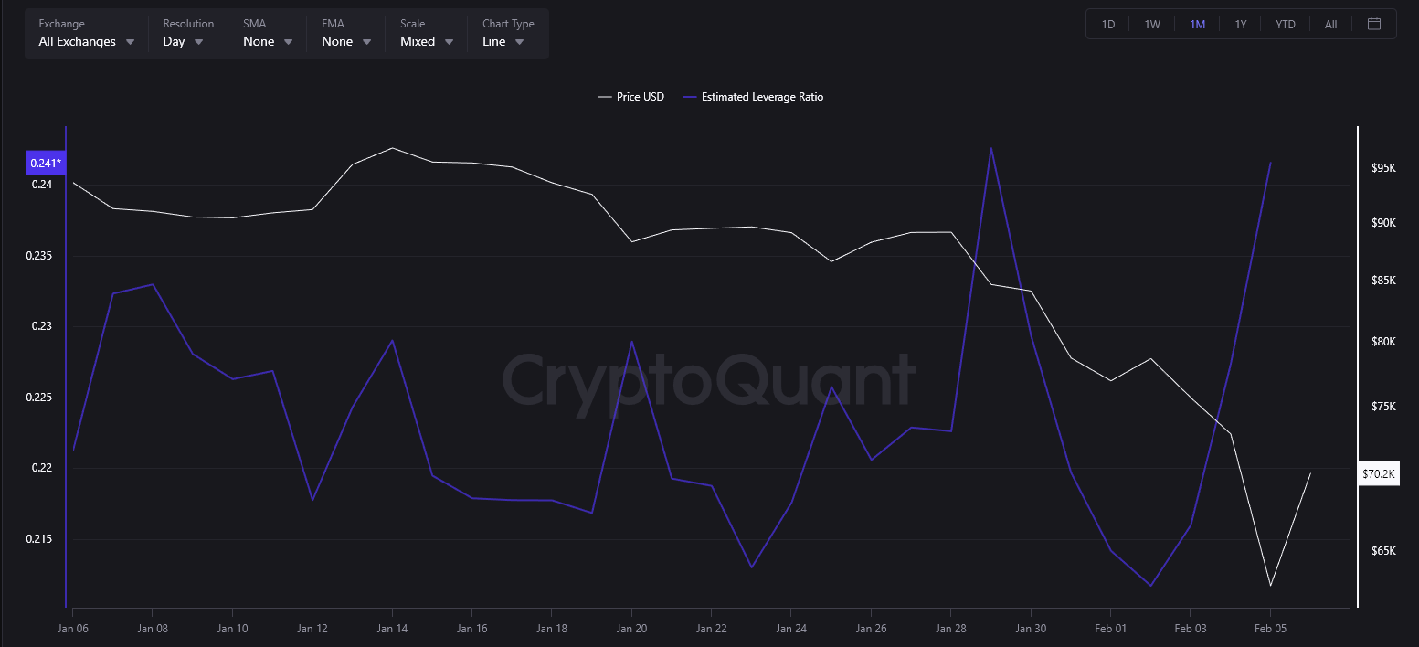 Оценка соотношения заемных средств на всех биржах биткоина